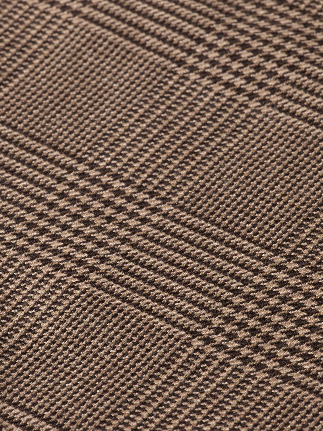 Checkered wool-blend pleated baggy chino - Image 6