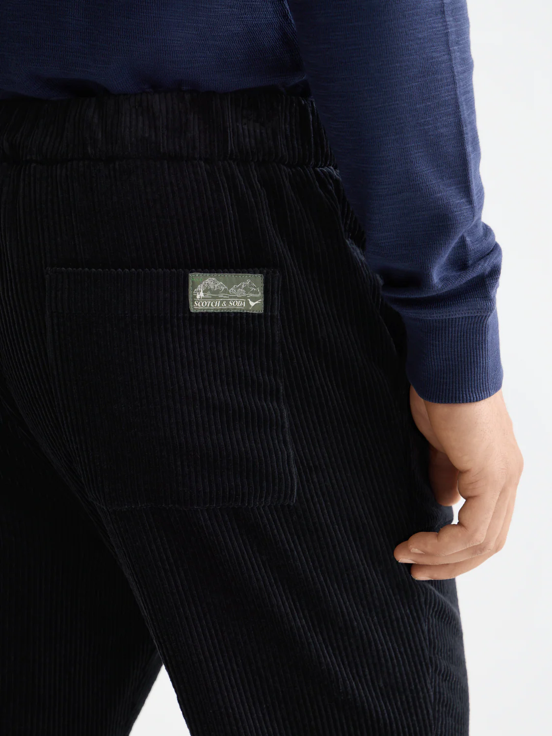 Fave Cotton corduroy loose tapered jogger - Image 3