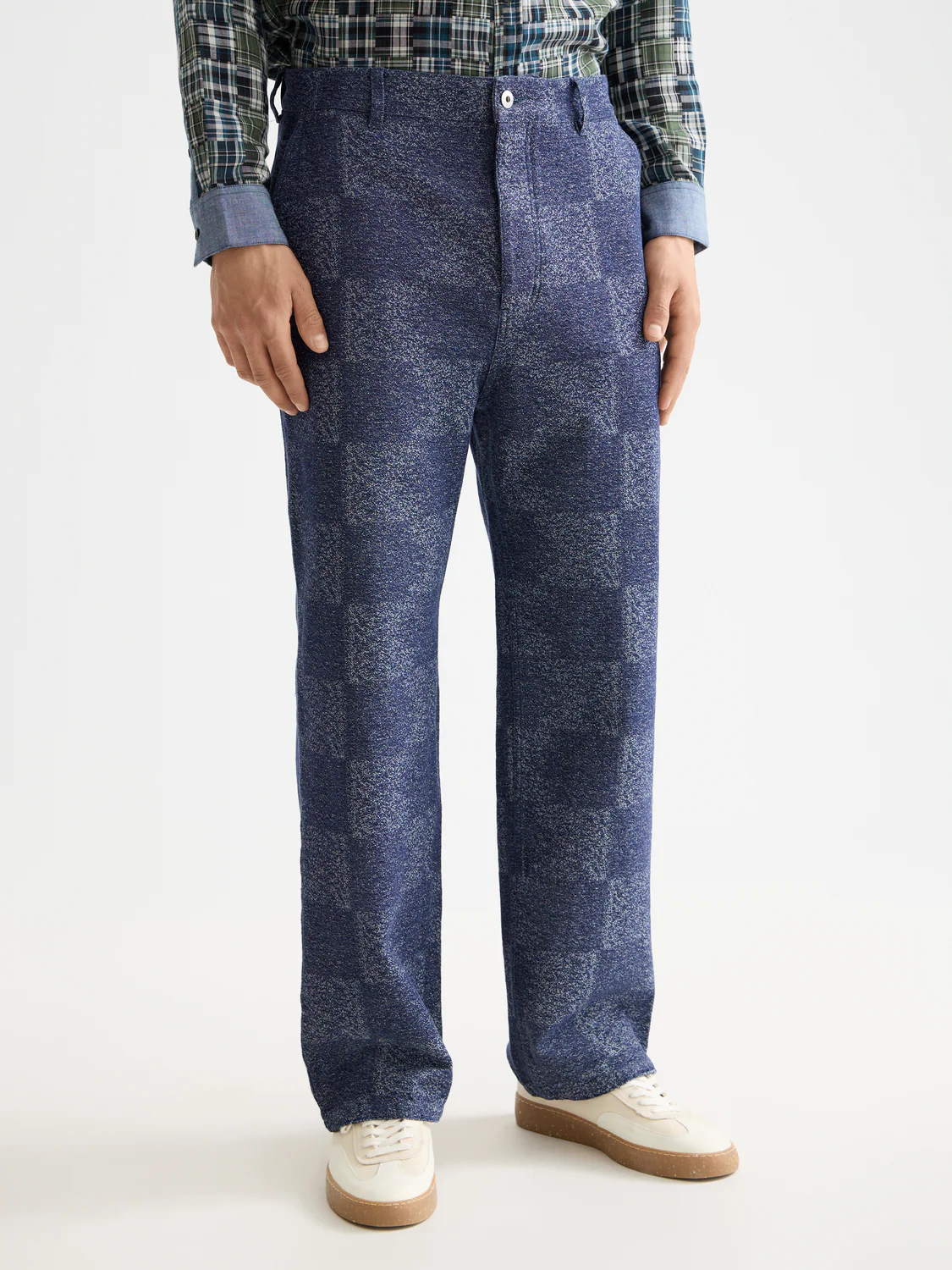 Pitch cotton jacquard loose chino - Image 2