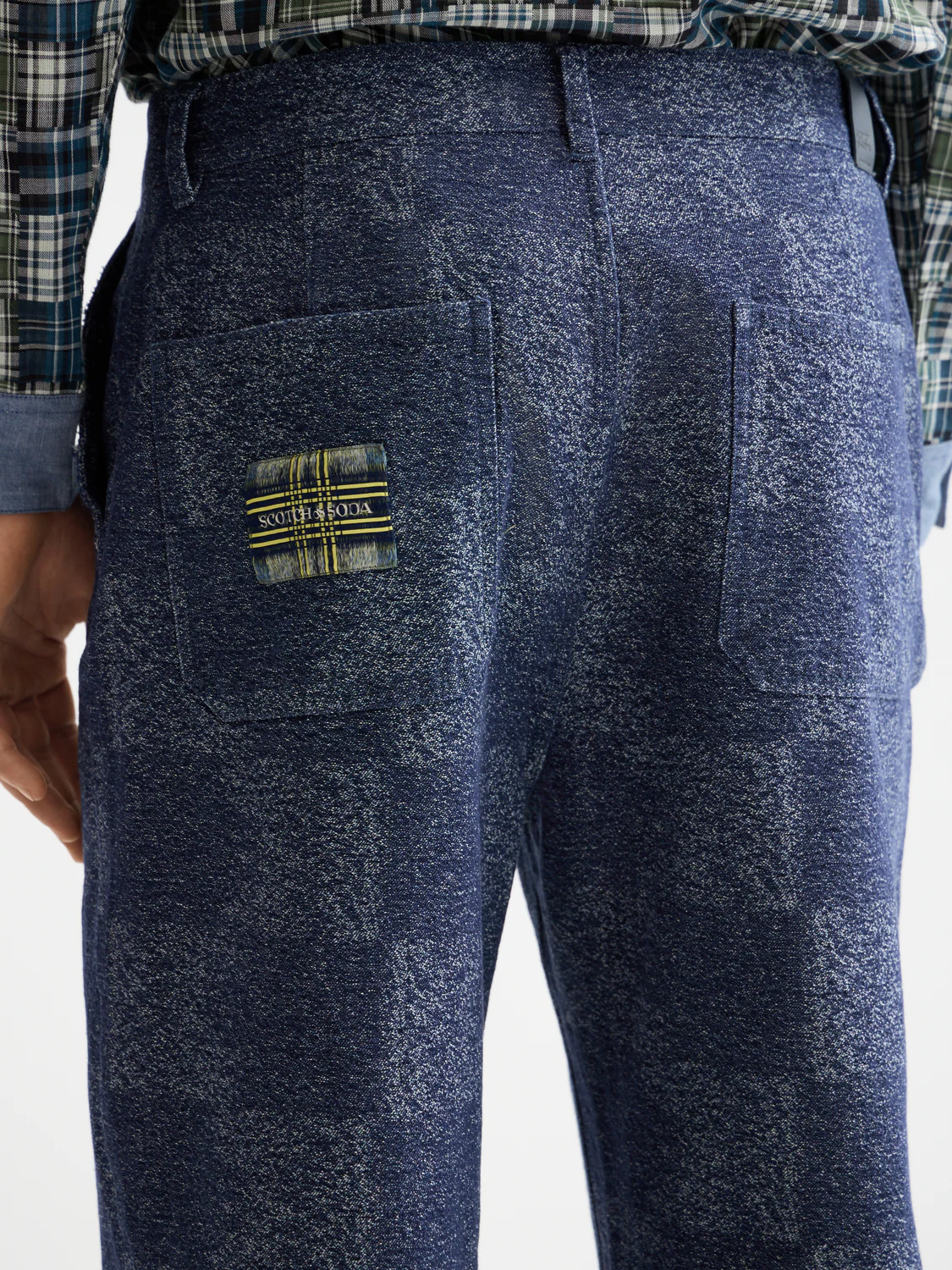 Pitch cotton jacquard loose chino - Image 3
