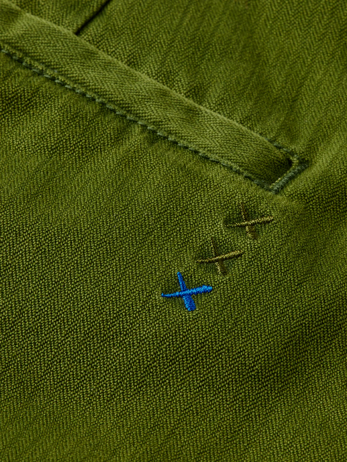 Clarke herringbone straight fit chino - Image 7
