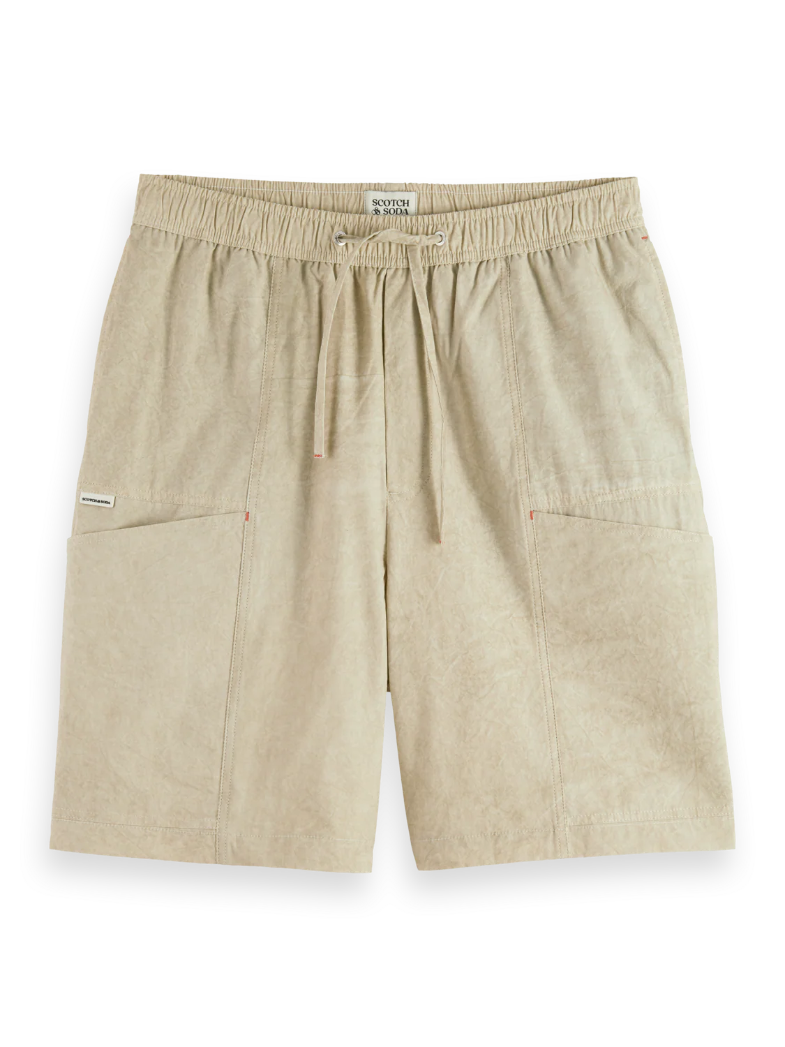 Washed nylon-blend poplin wide cargo bermuda - Image 5