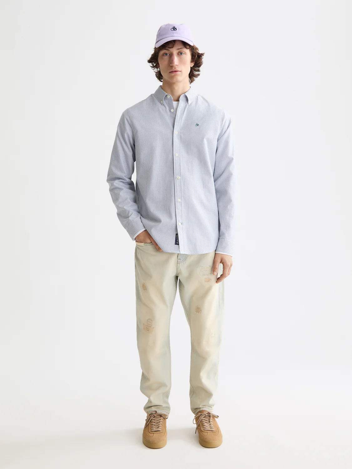 Seasonal Essentials Striped oxford shirt - Image 23