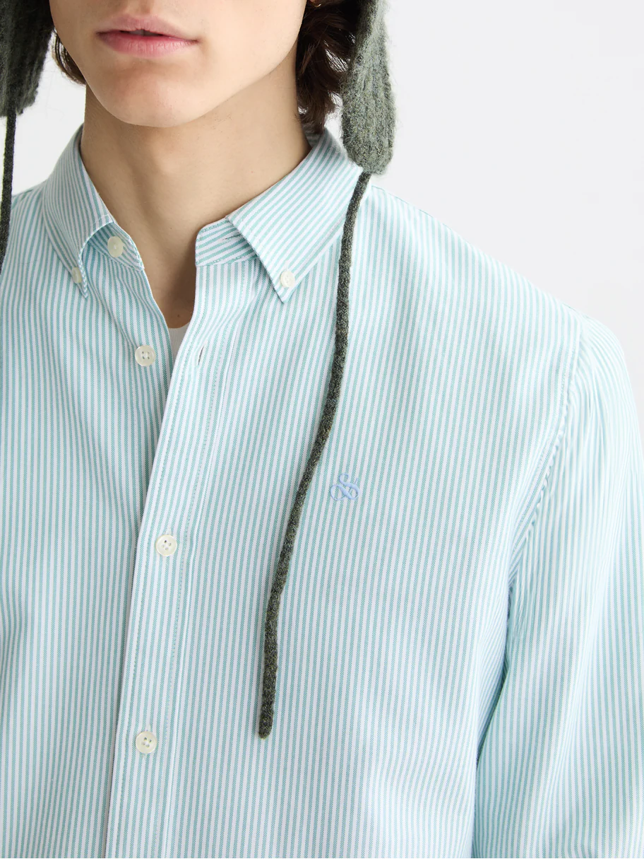 Seasonal Essentials Striped oxford shirt - Image 3