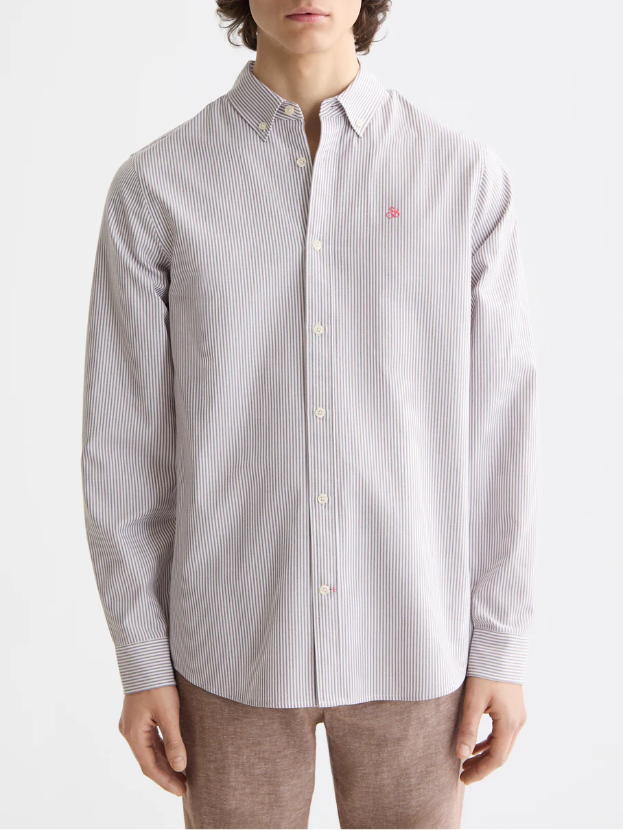 Seasonal Essentials Striped oxford shirt - Image 8