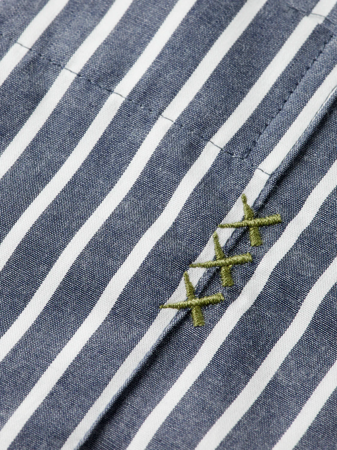 Striped poplin shirt - Image 14