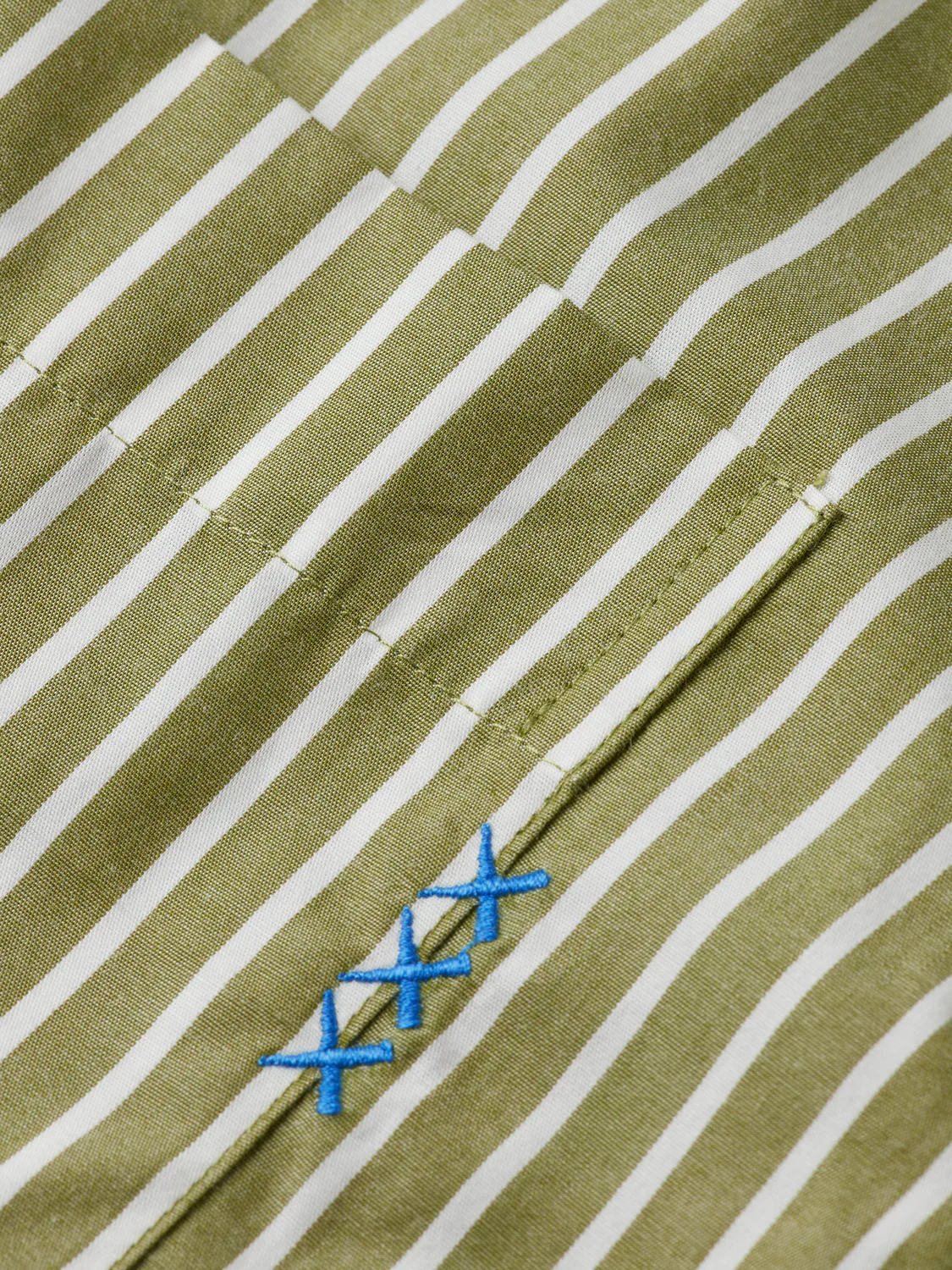 Striped poplin shirt - Image 7