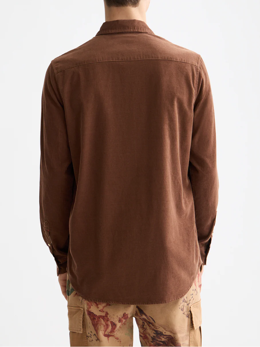 Regular corduroy shirt - Image 4