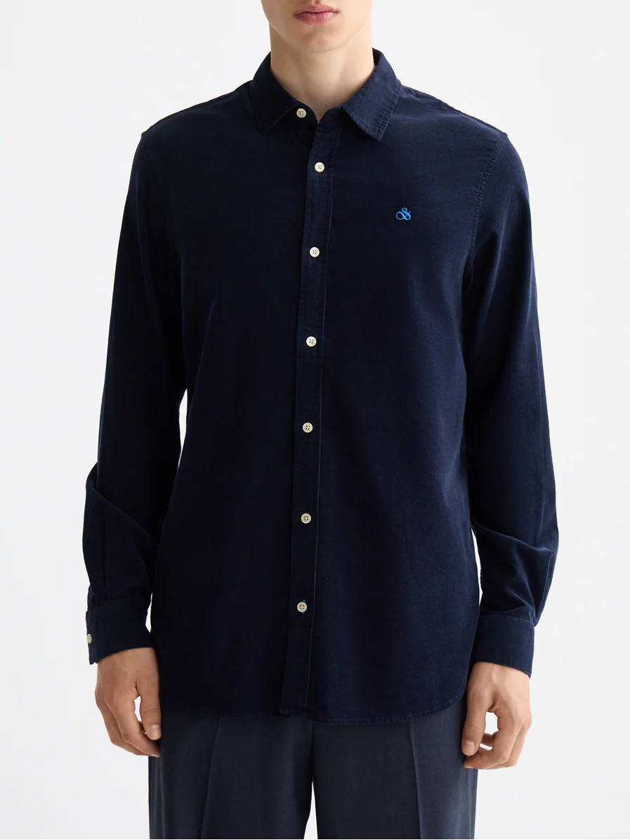 Regular corduroy shirt - Image 8