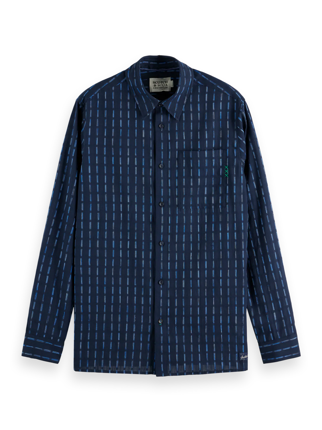 Striped cotton-voile shirt - Image 12