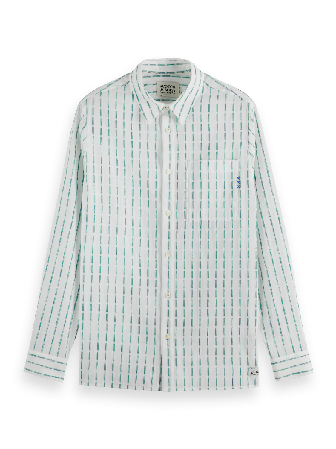 Striped cotton-voile shirt - Image 5