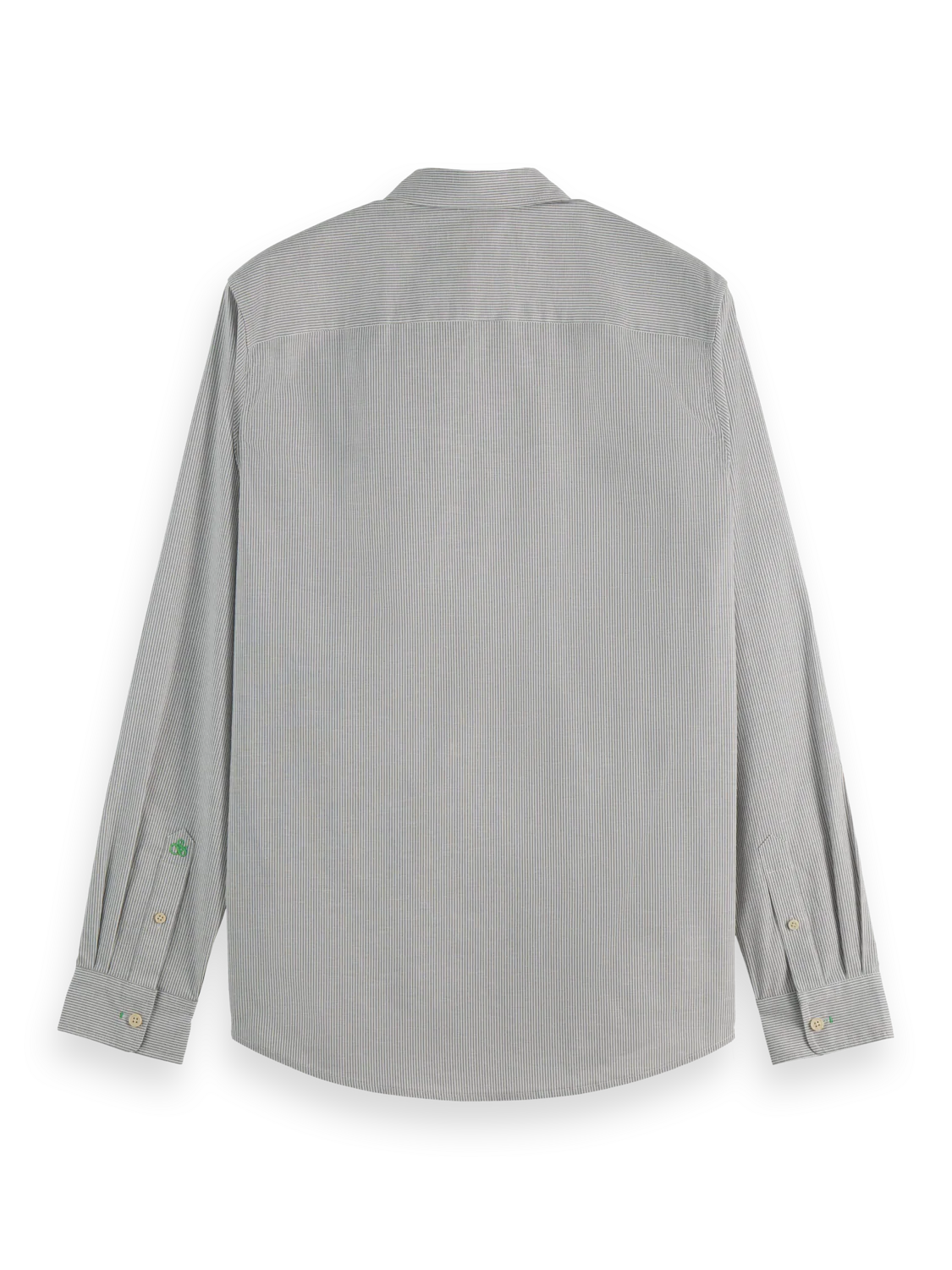 Striped slim-fit poplin shirt - Image 13