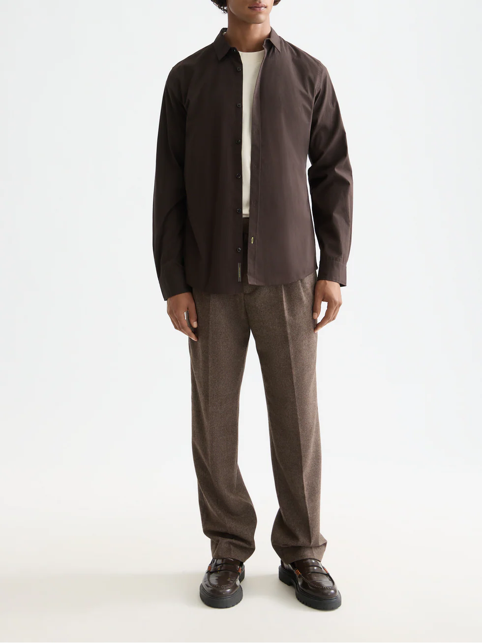 Striped slim-fit poplin shirt - Image 2