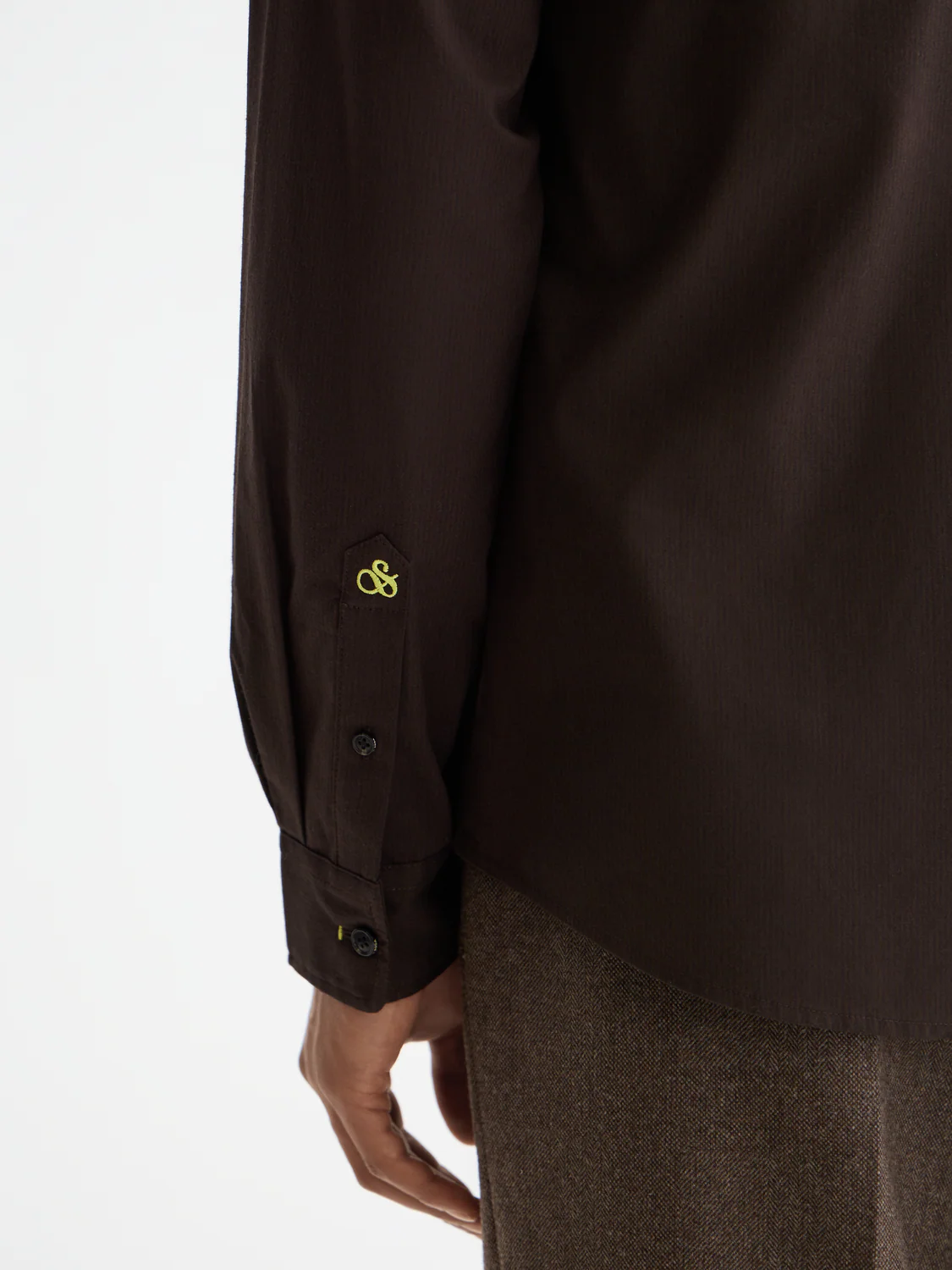 Striped slim-fit poplin shirt - Image 3