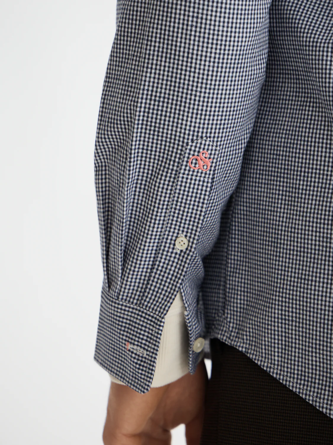 Micro-check poplin shirt - Image 16