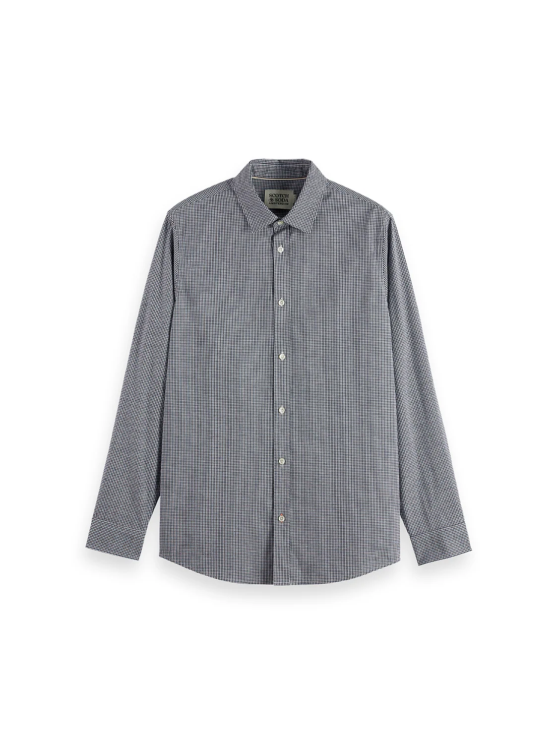 Micro-check poplin shirt - Image 18