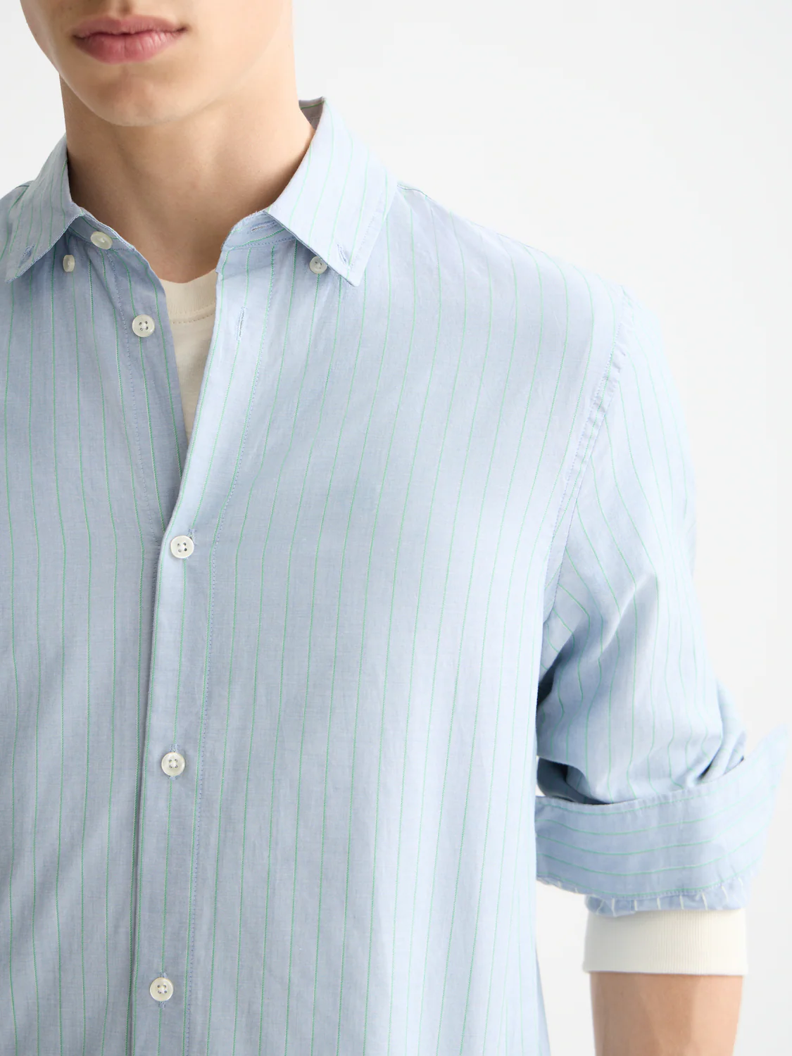 Yarn-dyed stripe shirt - Image 3