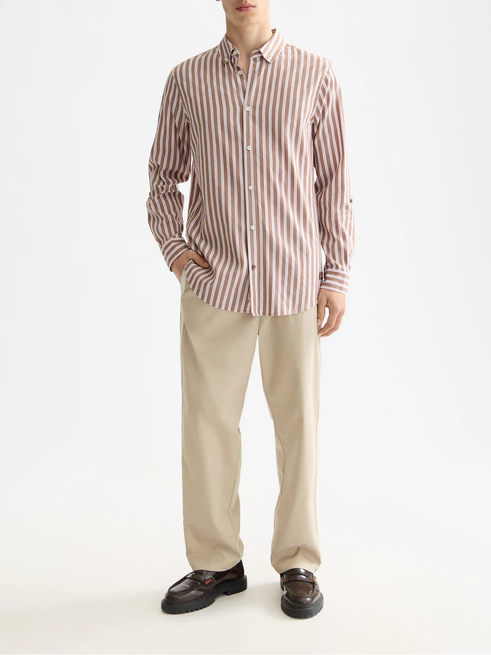Yarn-dyed stripe shirt - Image 9