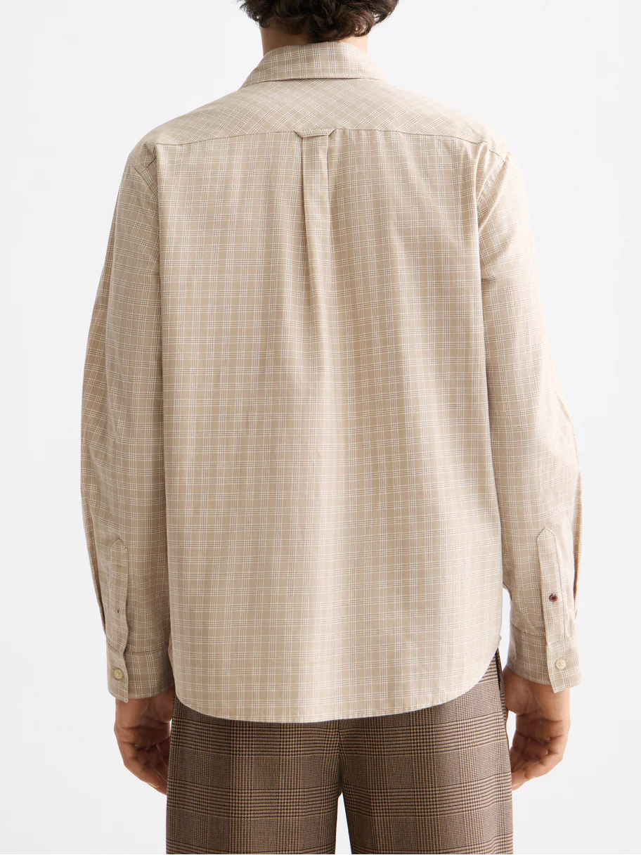 Lightweight flannel checked shirt - Image 10