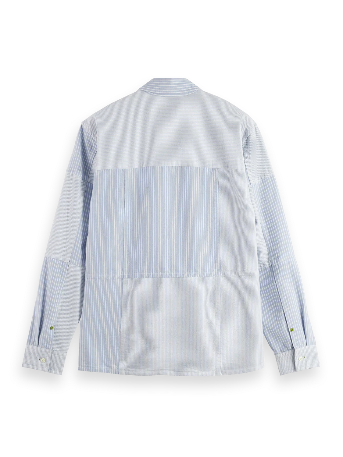 Patchwork relaxed oxford shirt - Image 6