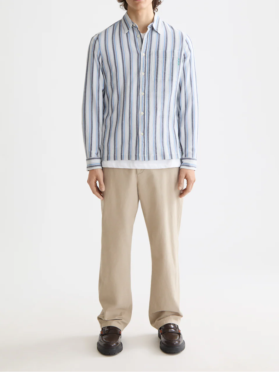 Textured stripe shirt - Image 9