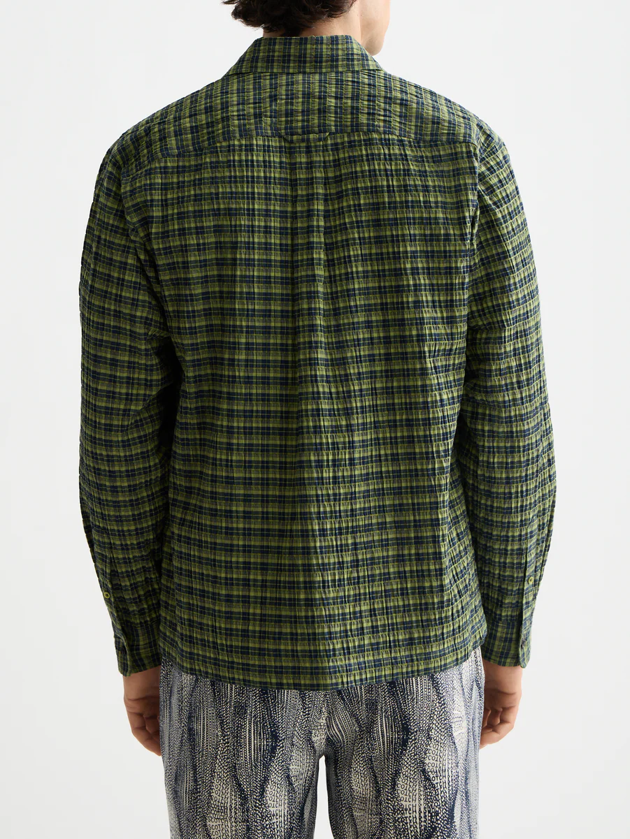 Crinkle checked shirt - Image 4