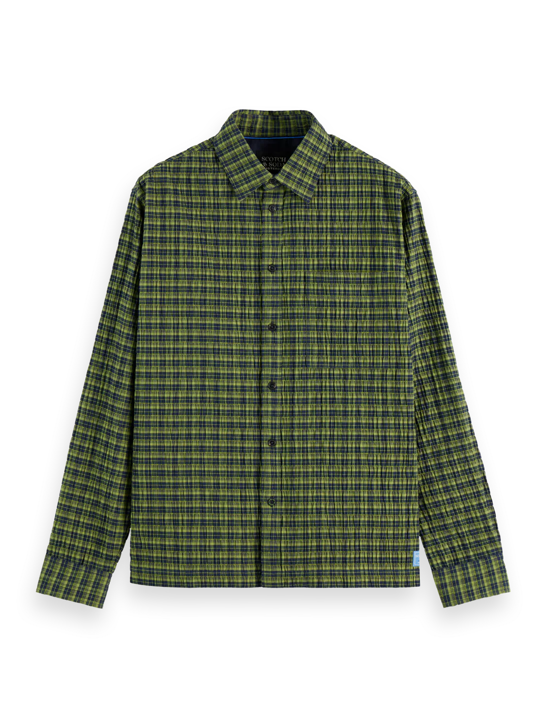 Crinkle checked shirt - Image 5