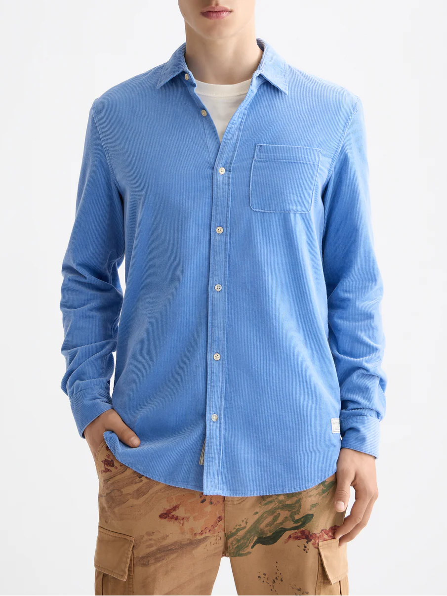 Regular corduroy shirt - Image 21