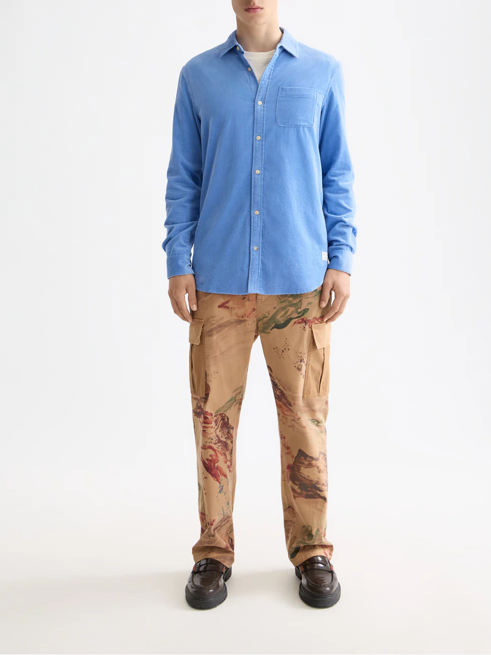 Regular corduroy shirt - Image 22