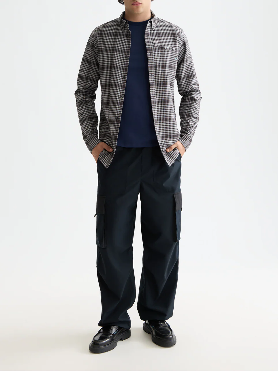 Shadow-check double-faced shirt - Image 9