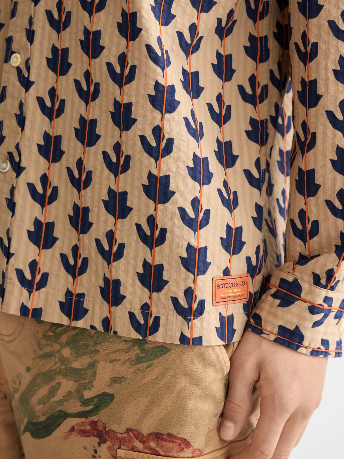 Structured printed shirt - Image 10