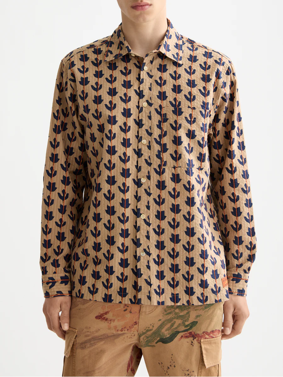 Structured printed shirt - Image 8