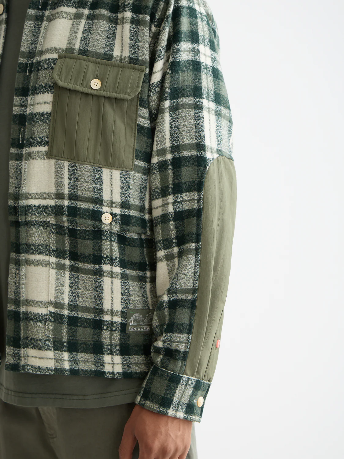 Patchwork relaxed shirt - Image 3