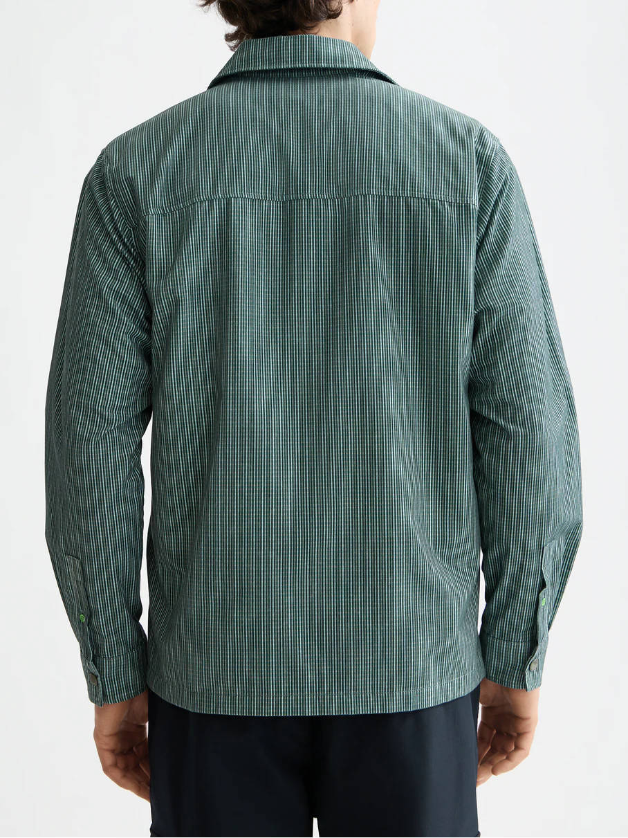 Micro-check structured shirt - Image 11