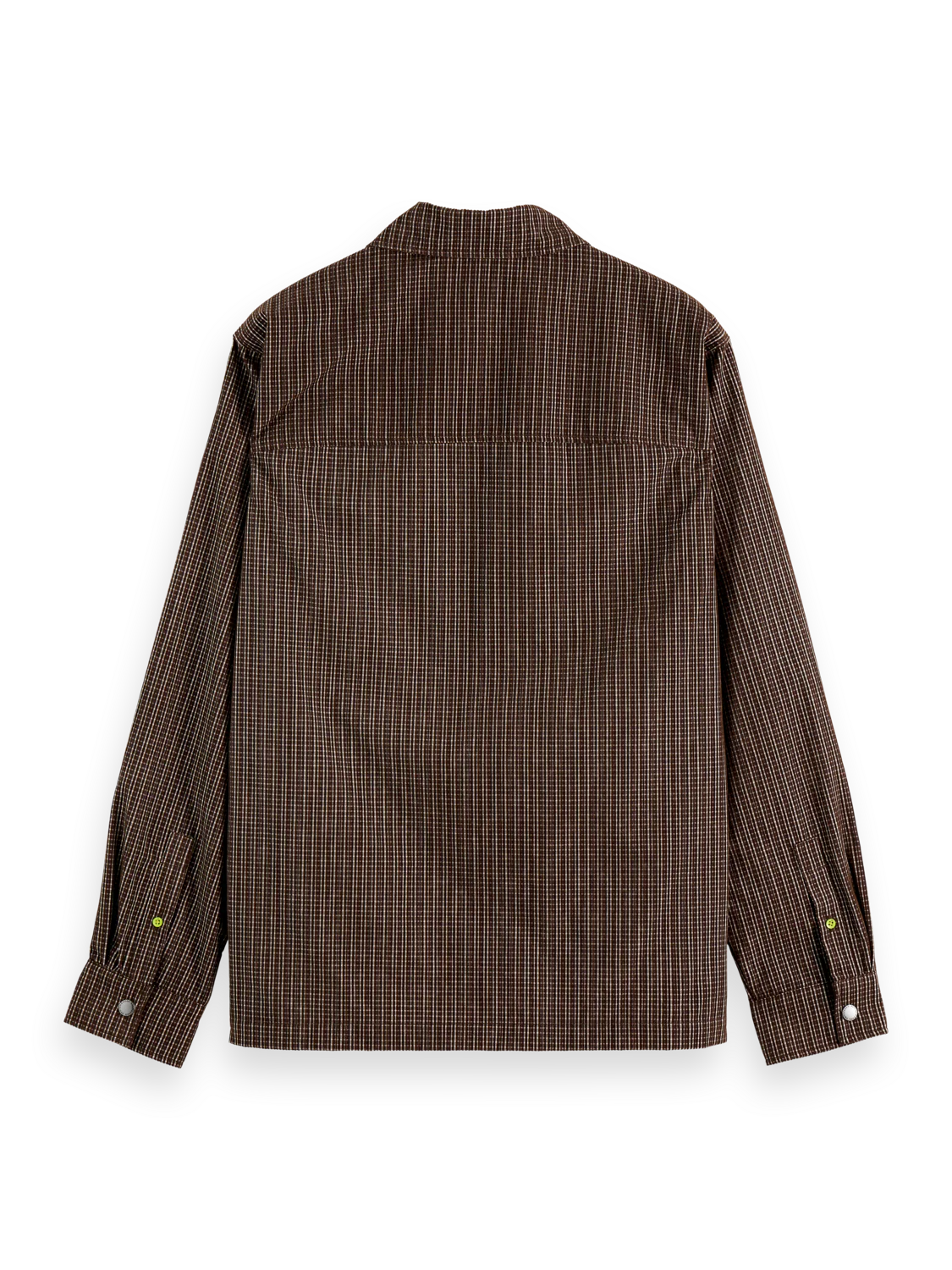 Micro-check structured shirt - Image 6