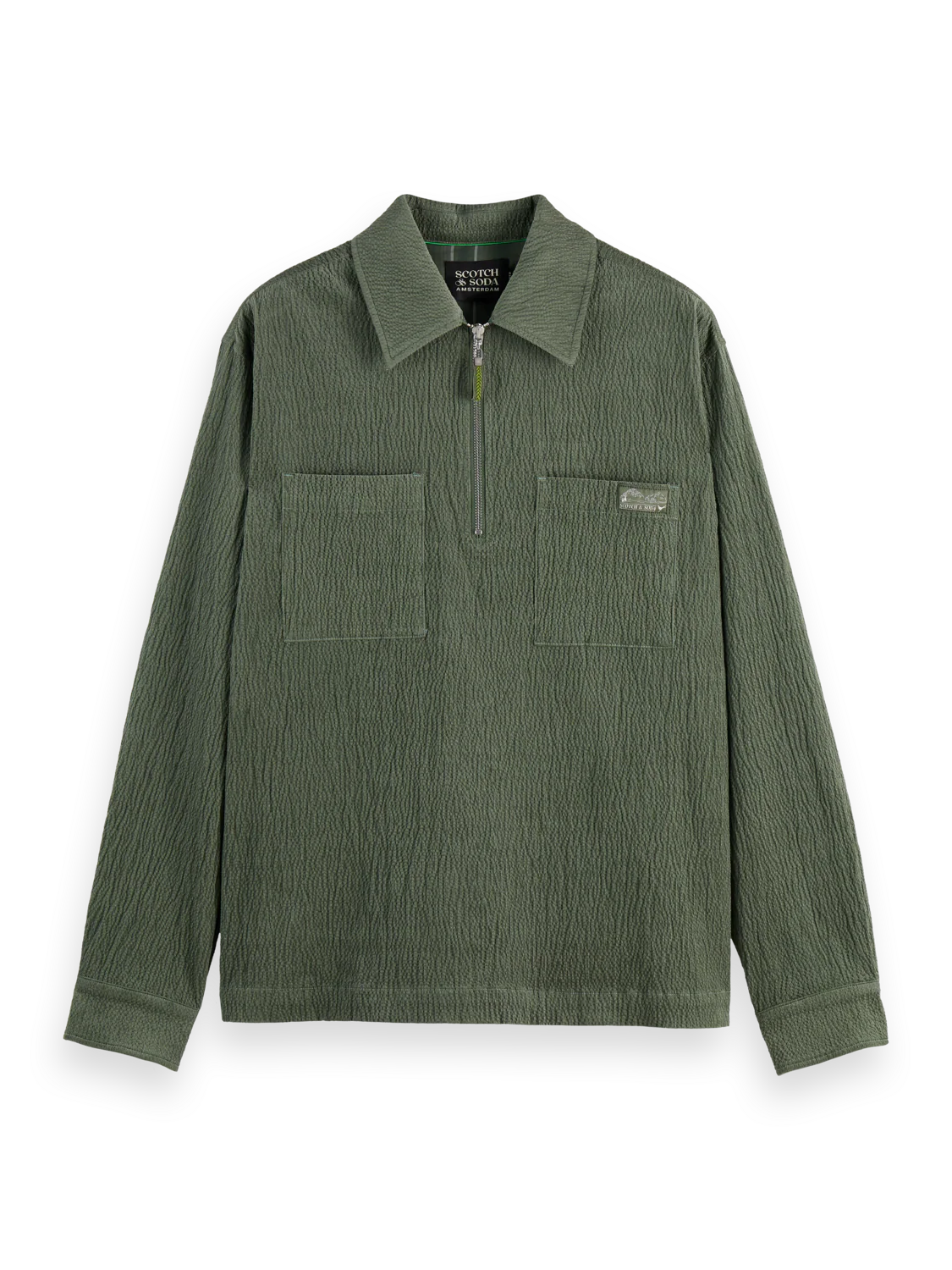 Corduroy zip shirt - Image 12