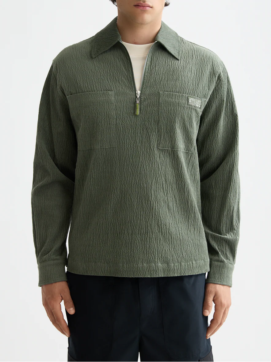 Corduroy zip shirt - Image 8