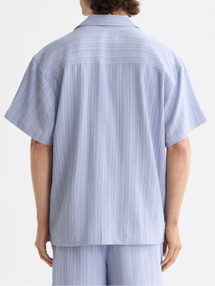 striped short sleeve shirt - Image 10