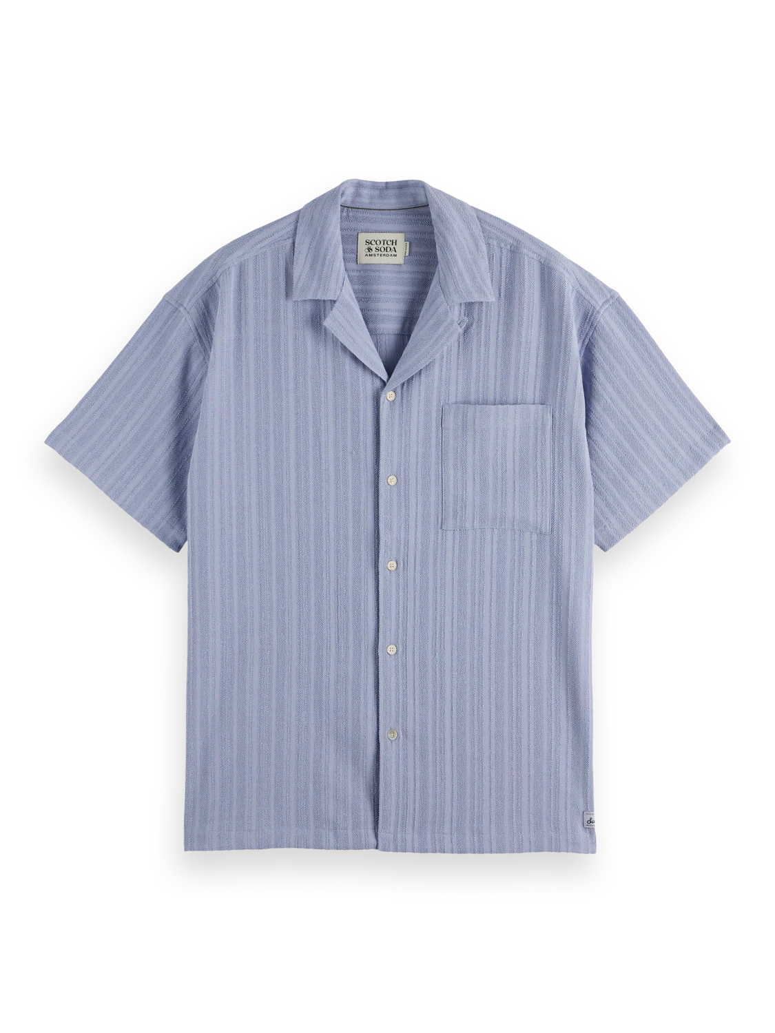 striped short sleeve shirt - Image 11