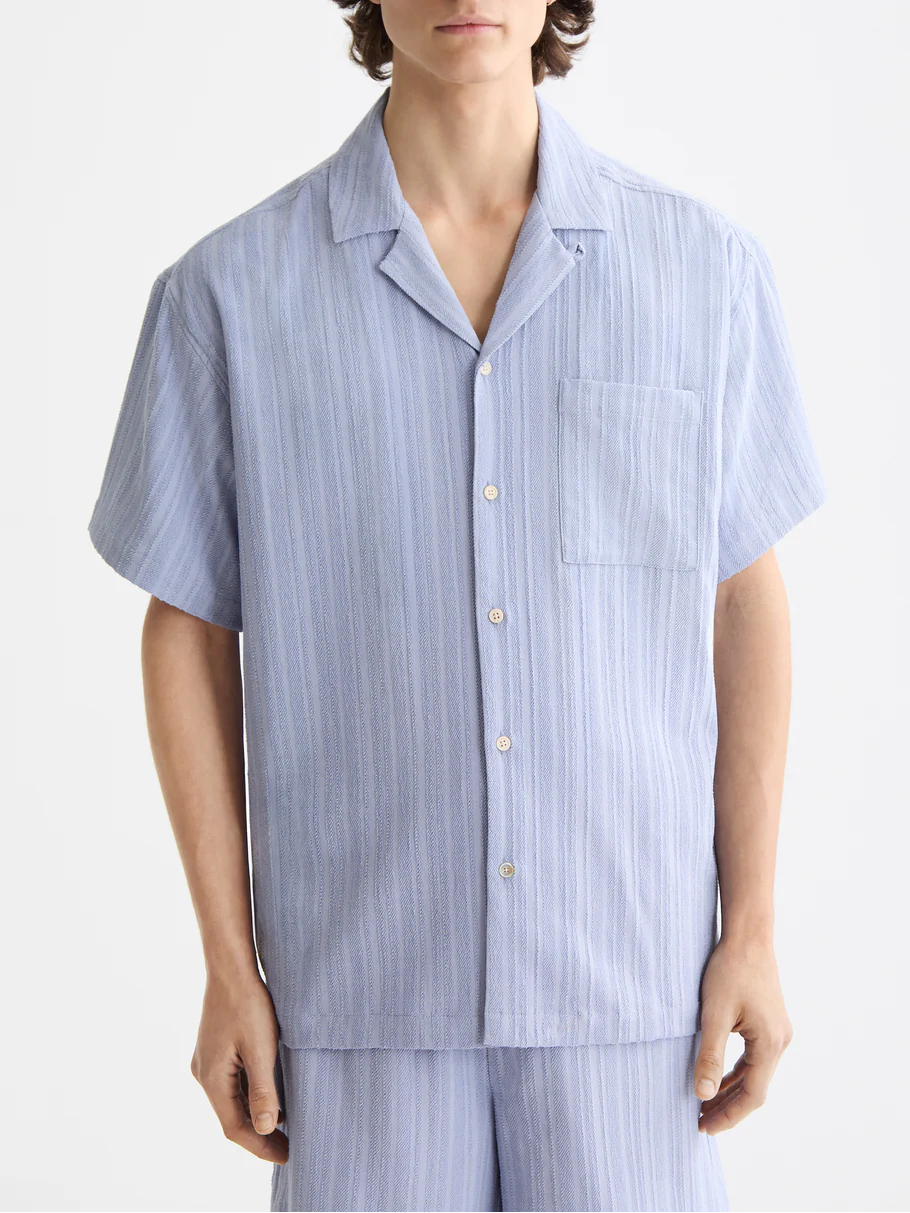 striped short sleeve shirt - Image 7