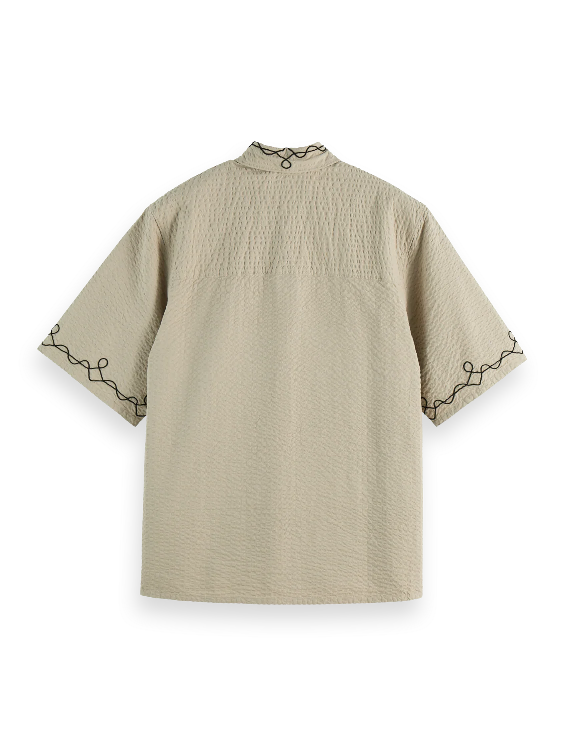 Embroidered short sleeve shirt - Image 6