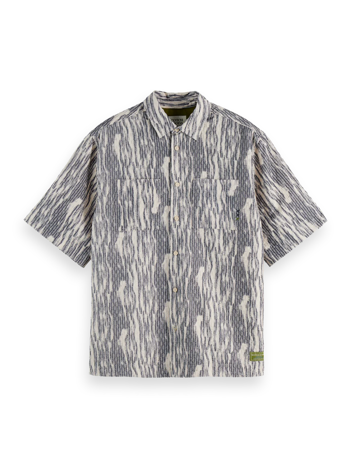 Jacquard short sleeve shirt - Image 5