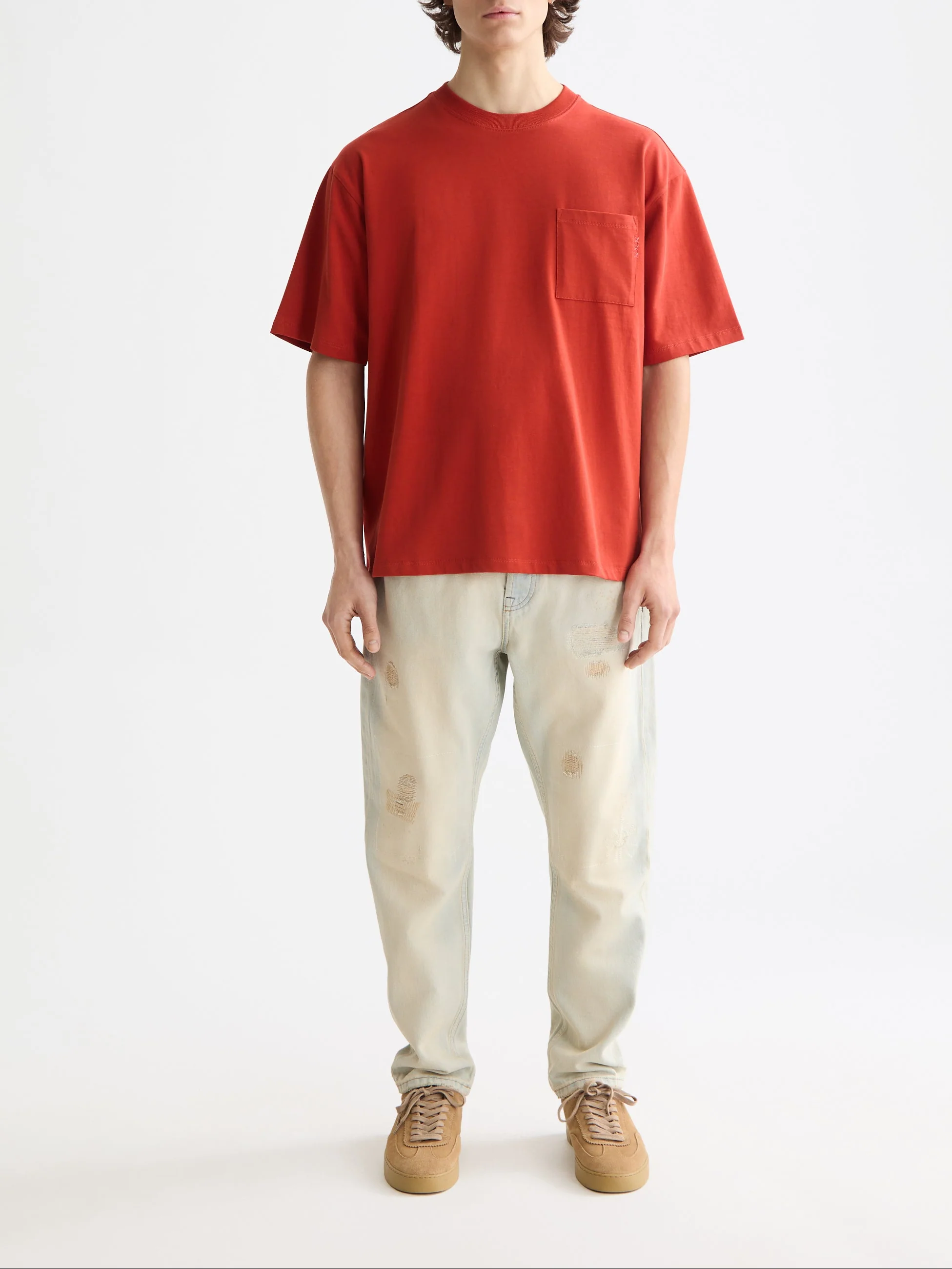 Seasonal Essentials 3 crosses pocket t-shirt - Image 2
