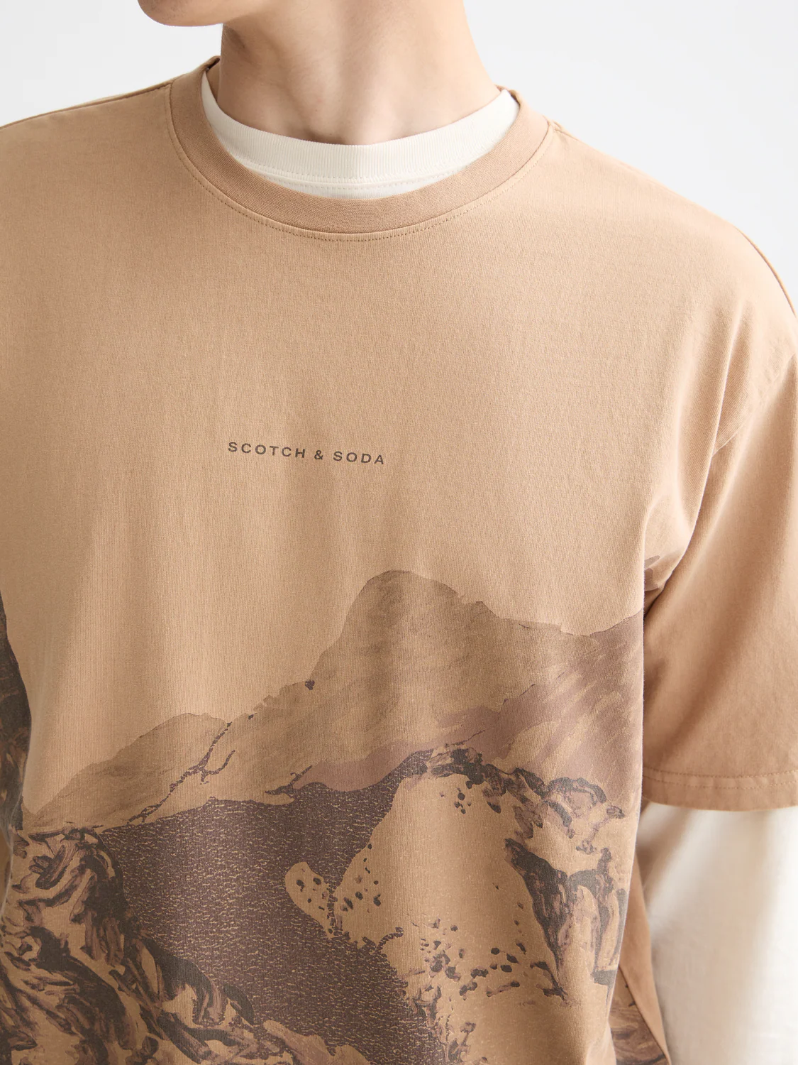 Loose Fit Overdyed AW T-shirt - Image 3