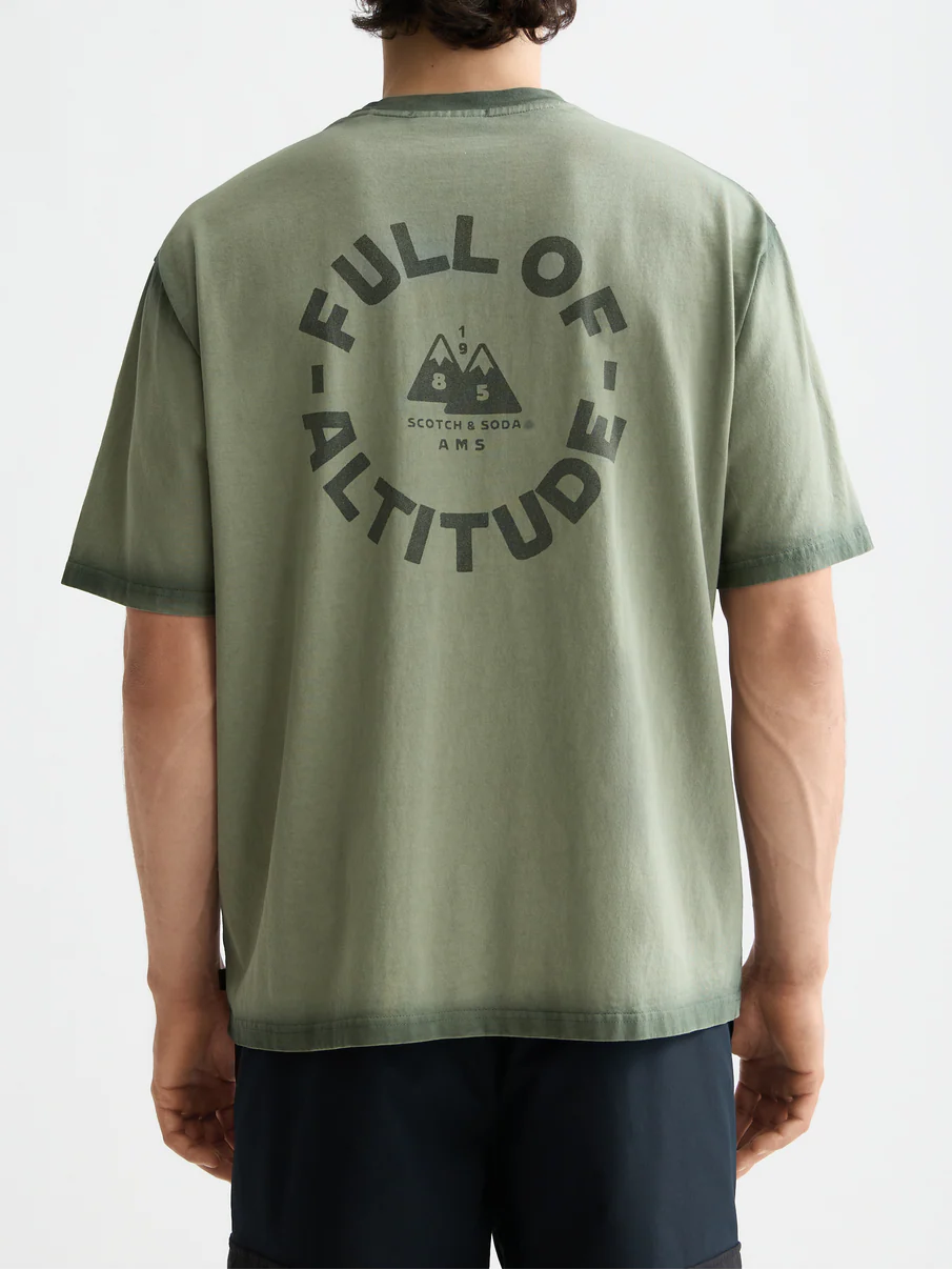 Loose Fit Garment Dye AW T-shirt - Image 10