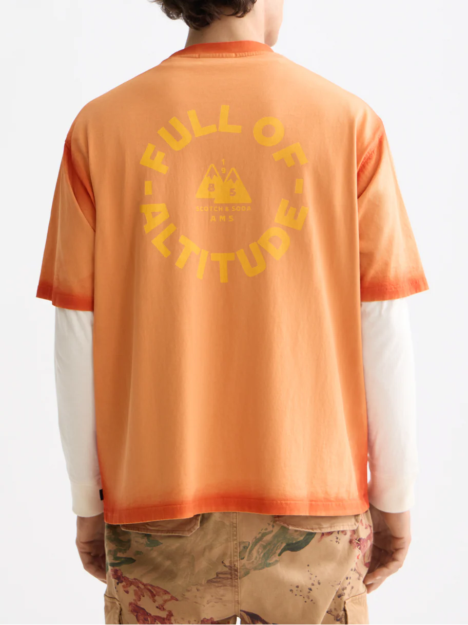 Loose Fit Garment Dye AW T-shirt - Image 4