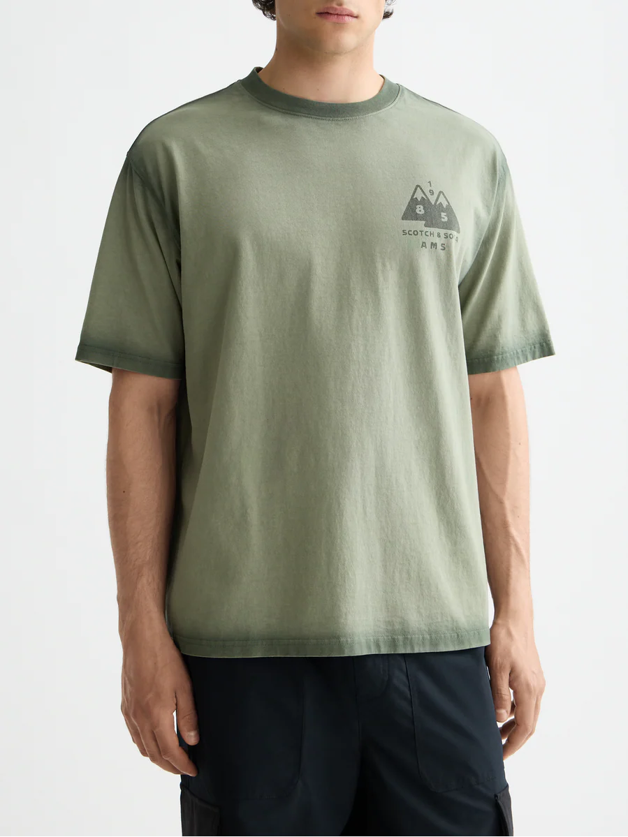Loose Fit Garment Dye AW T-shirt - Image 8