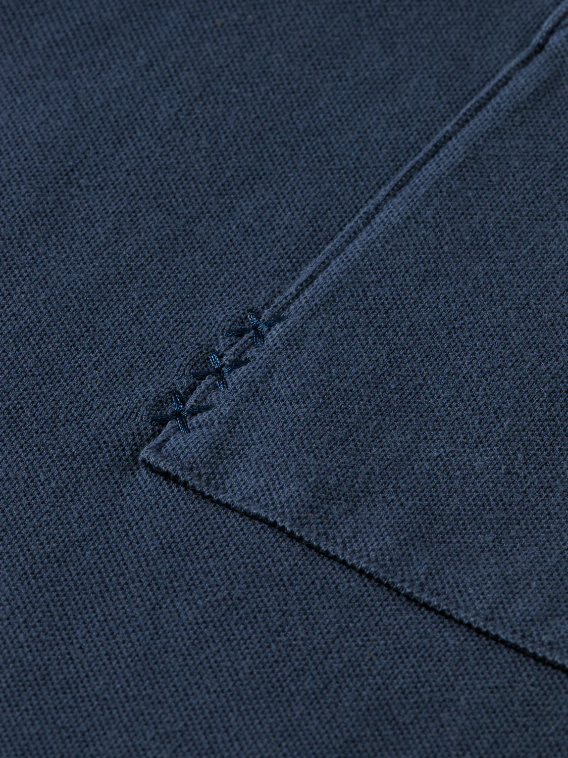 Garment-dyed pique relaxed fit pocket polo - Image 14