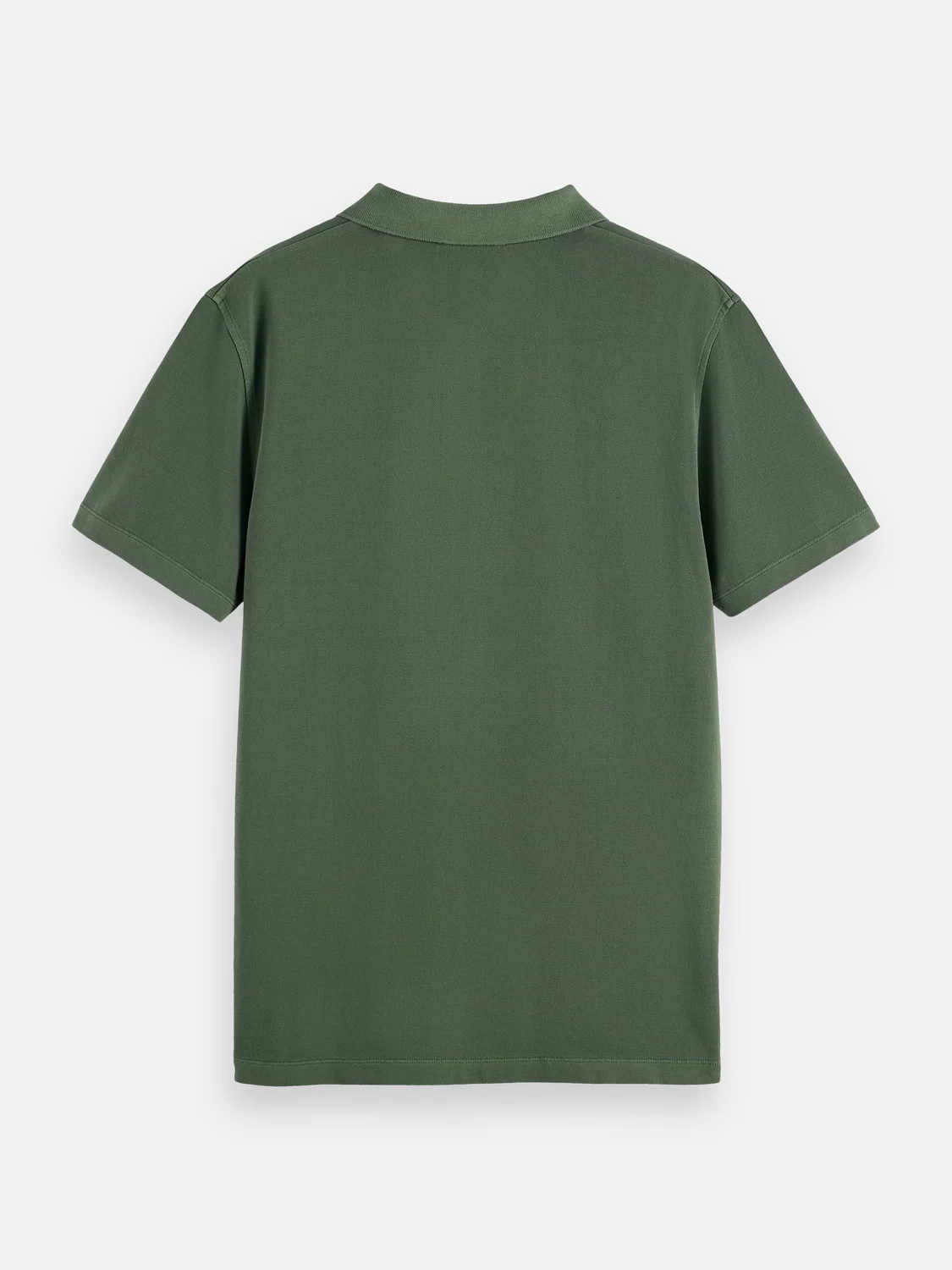 Garment-dyed pique relaxed fit pocket polo - Image 6