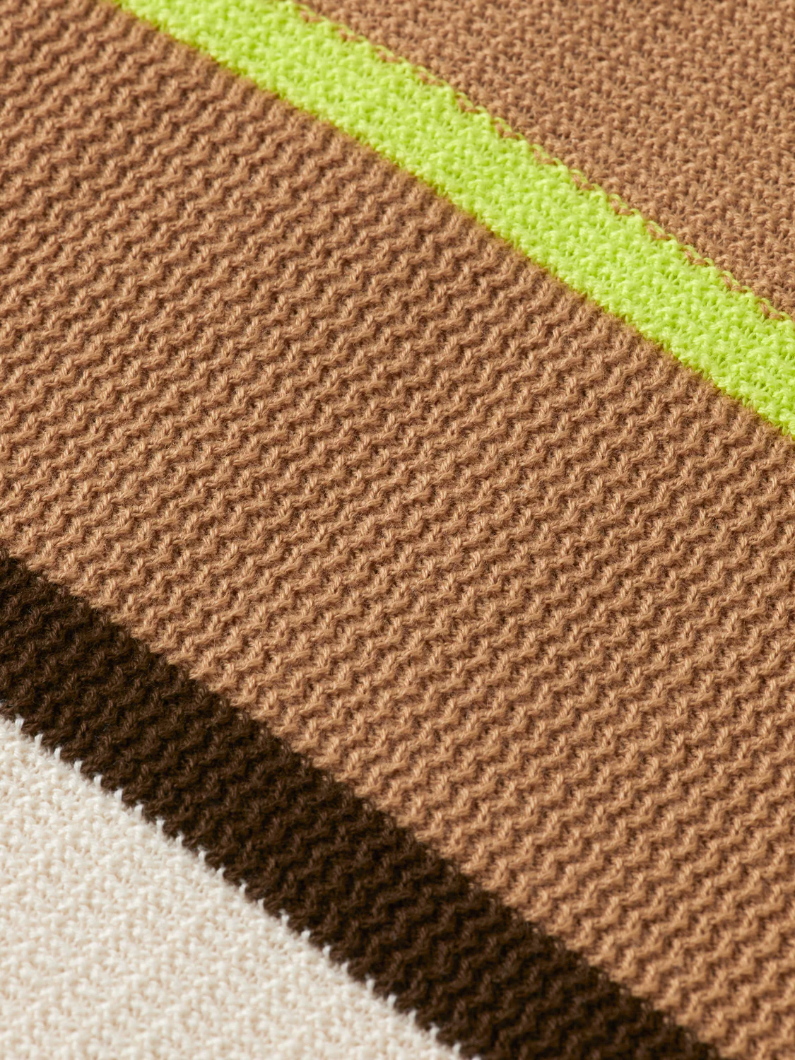 Knitted striped regular polo - Image 7